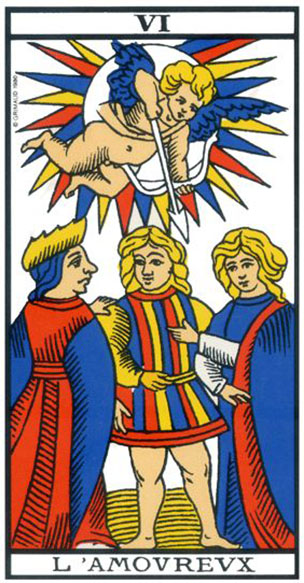 tarot gratuit, L'Amoureux